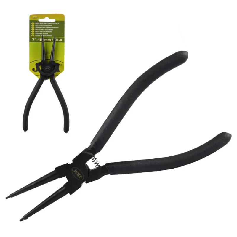 ALICATE SEEGER PARA INTERIORES COM BOCA RECTA 7" (180MM) ALICATE SEEGER PARA INTERIORES COM BOCA RECTA 7" (180MM)