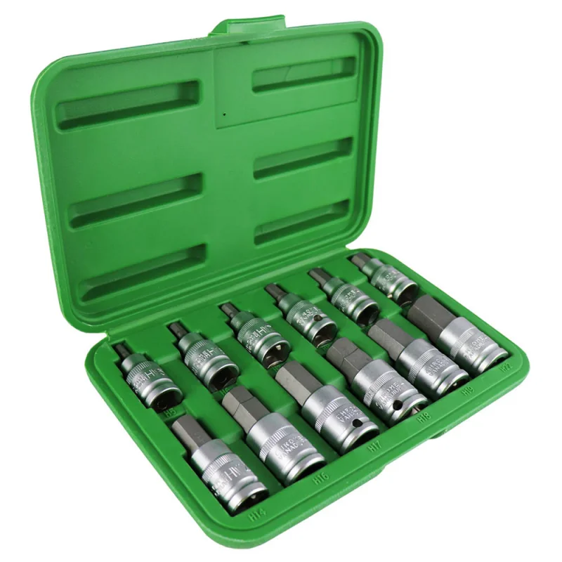 Caixa de 12 peças 1/2" hexagonal JBM 5-22mm