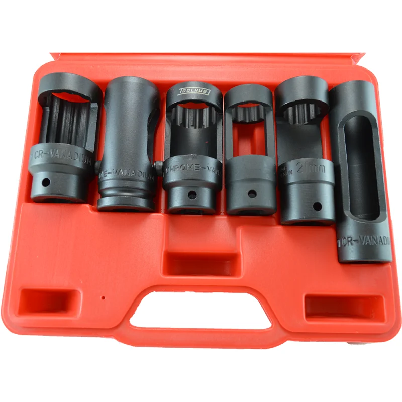 JOGO DE CHAVES INJECTORAS DIESEL 1/2" 6 PCS TOOLHUB