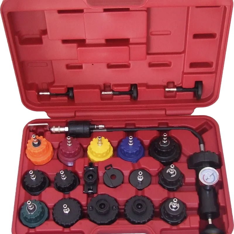 KIT P/ VERIFICAR CIRCUITO DE REFRIGERAÇÃO 20 PÇS TOOLHUB