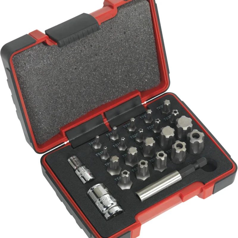 CONJUNTO DE PONTAS TORX PLUS E TS PLUS 23 PÇS TOOLHUB CONJUNTO DE PONTAS TORX PLUS E TS PLUS 23 PÇS TOOLHUB