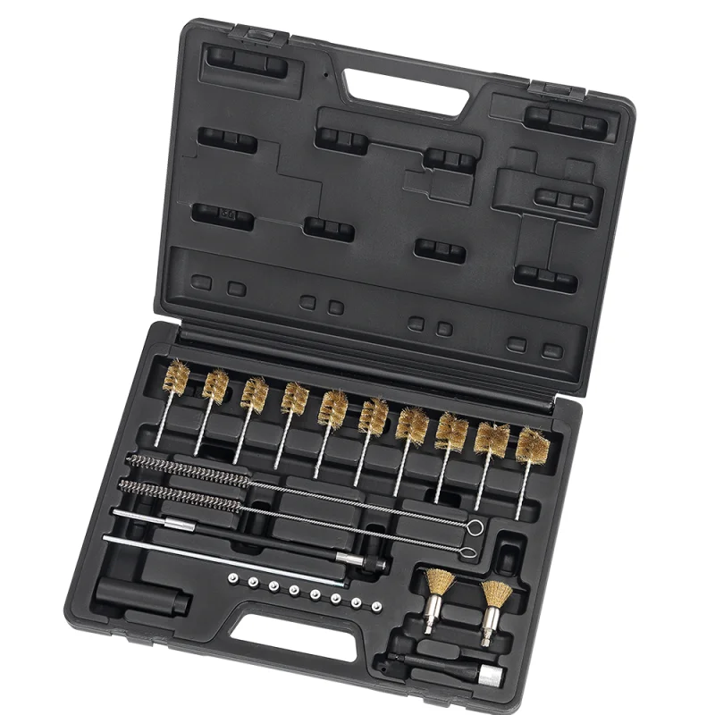 KIT LIMPEZA CÂMARA DE INJECTORES DIESEL 26 PCS TOOLHUB KIT LIMPEZA CÂMARA DE INJECTORES DIESEL 26 PCS TOOLHUB