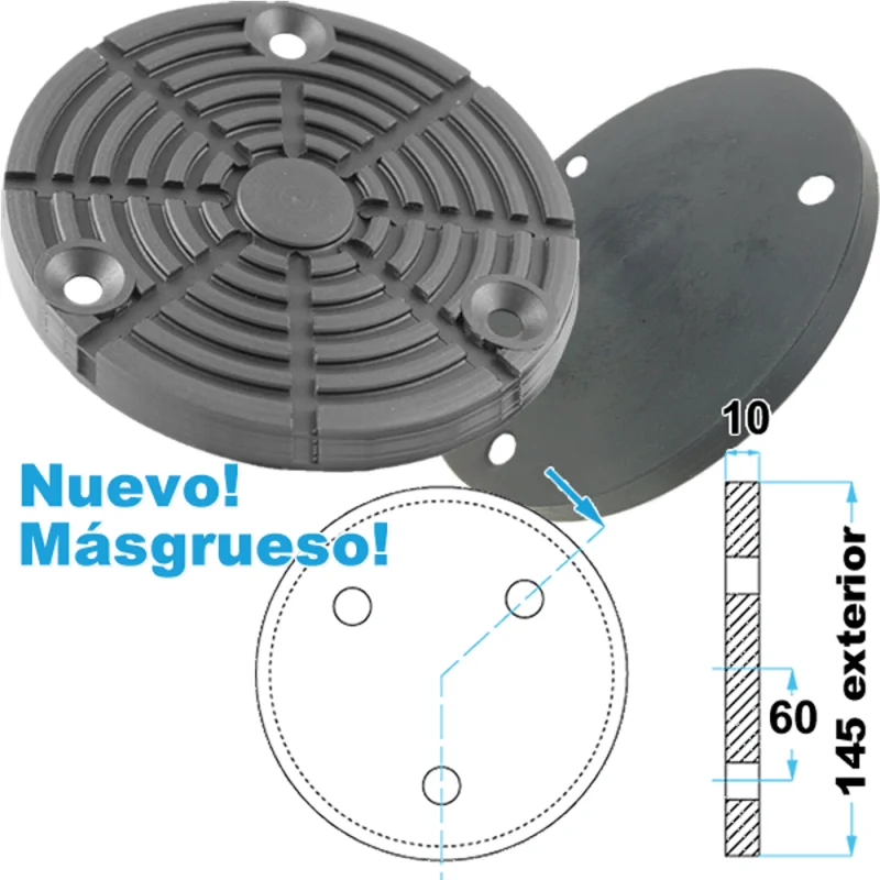 TACO DE BORRACHA PARA ELEVADOR ISTOBAL VELYEN TOOLHUB