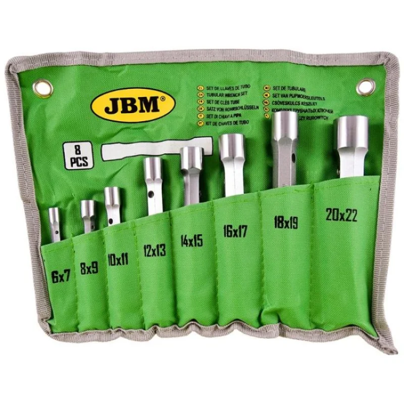 KIT DE 8 CHAVES DE TUBO JBM KIT DE 8 CHAVES DE TUBO JBM