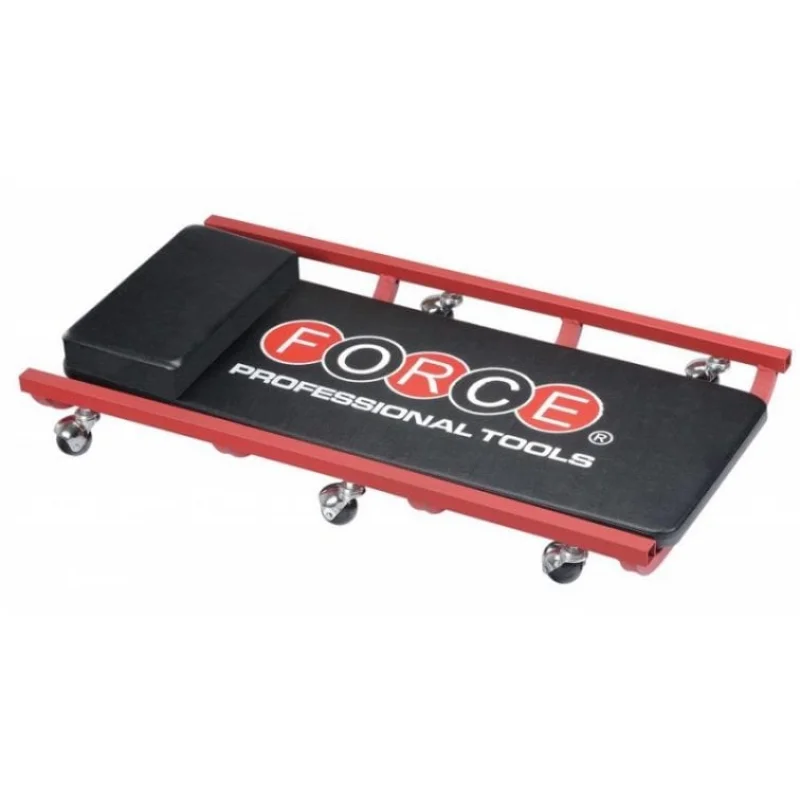 Estrado de Mecânico em Aço FORCE FO9U0311 com Encosto Almofadado Estrado de Mecânico em Aço FORCE FO9U0311 com Encosto Almofadado