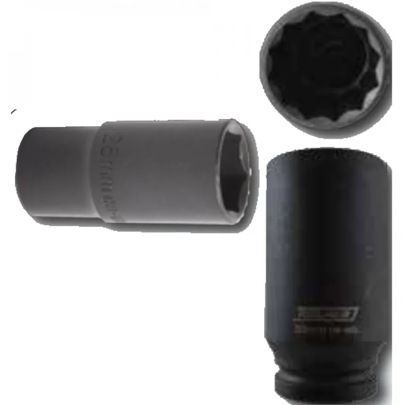 CHAVES LONGAS DE IMPACTO 1/2” PARA CUBOS TOOLHUB CHAVES LONGAS DE IMPACTO 1/2” PARA CUBOS TOOLHUB
