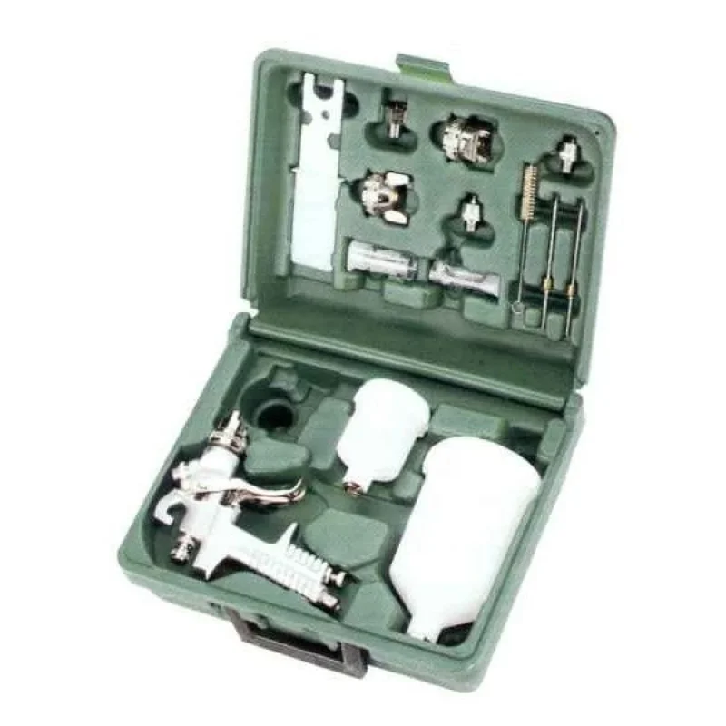 Kit de Pistola de Pintura Tipo Gravidade JONNESWAY JA-6111 250ml 600ml Kit de Pistola de Pintura Tipo Gravidade JONNESWAY JA-6111 250ml 600ml