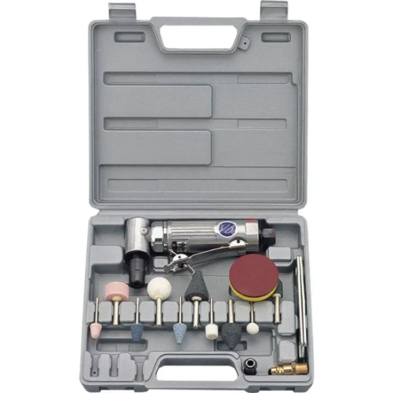 Kit Retificador Pneumático Angular ONE ONE ZK-2203K 18.000 rpm 1/4" Kit Retificador Pneumático Angular ONE ONE ZK-2203K 18.000 rpm 1/4"
