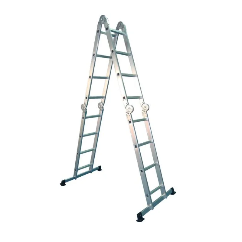 Escada Articulada Multiusos Alumínio MADER 4x4D 456cm 150kg