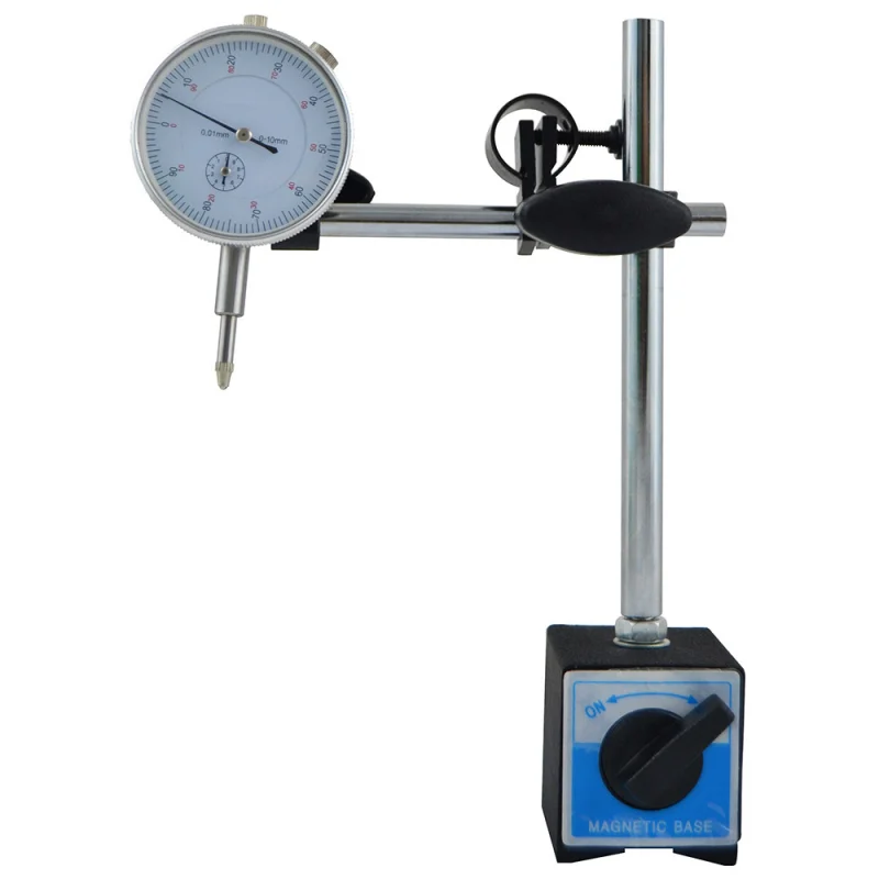 Medidor de Profundidade com Suporte Magnético JBM 0-10mm 0,01mm Medidor de Profundidade com Suporte Magnético JBM 0-10mm 0,01mm