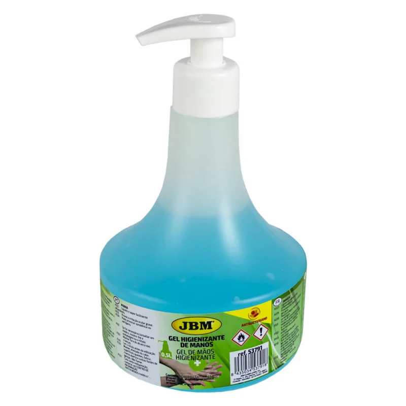GEL DESINFECTANTE PARA AS MÃOS 500ML JBM