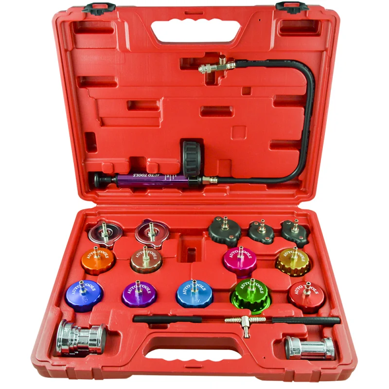 Kit de Teste de Pressão de Radiador JBM 0-2.5 Bar