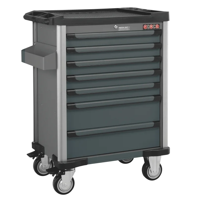 Carro de Ferramentas FORCE 198 Peças 7 Gavetas 80x50x103cm