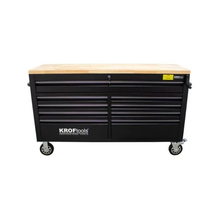 Carro de Trabalho Kroftools 61 Polegadas com 9 Gavetas