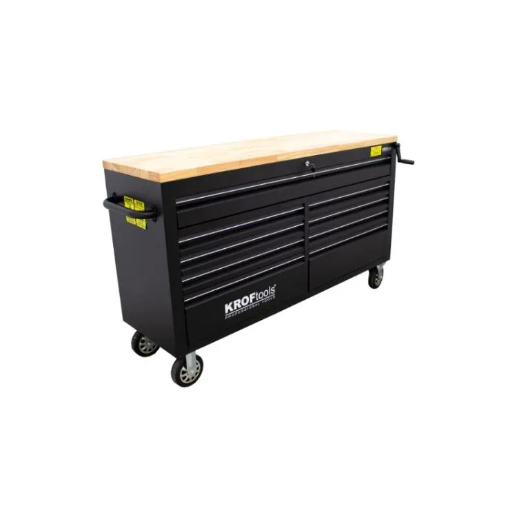 Carro de Trabalho Kroftools 61 Polegadas com 9 Gavetas