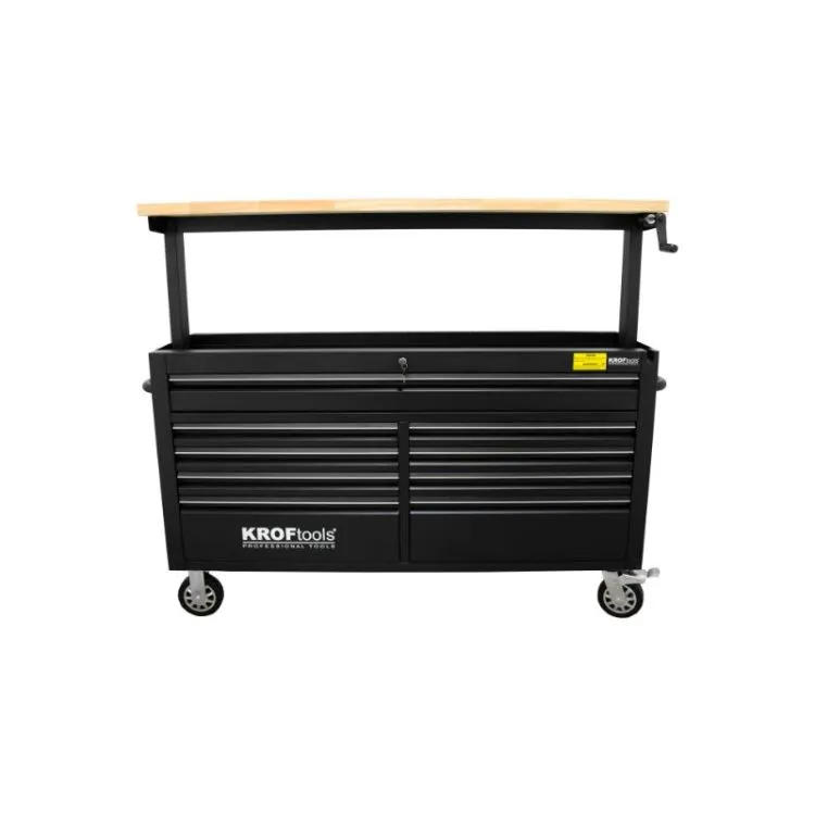 Carro de Trabalho Kroftools 61 Polegadas com 9 Gavetas