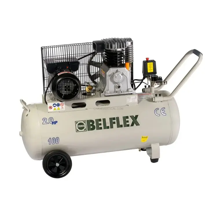 Compressor de Transmissão por Correias BELFLEX BF-2/100CMS 2 HP 100 L Compressor de Transmissão por Correias BELFLEX BF-2/100CMS 2 HP 100 L