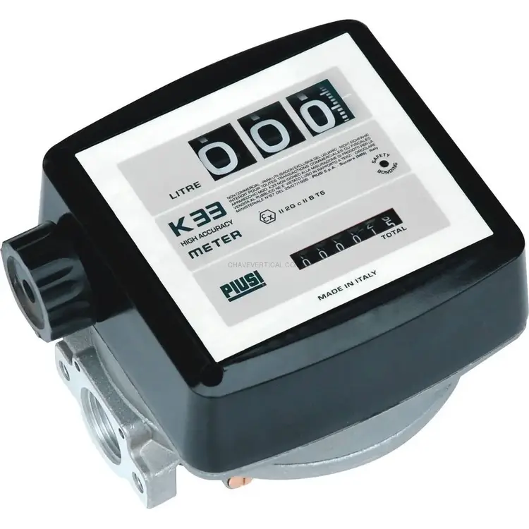 Contador Mecânico para Gasolina PIUSI 1" ATEX 20-120 L/MIN Contador Mecânico para Gasolina PIUSI 1" ATEX 20-120 L/MIN