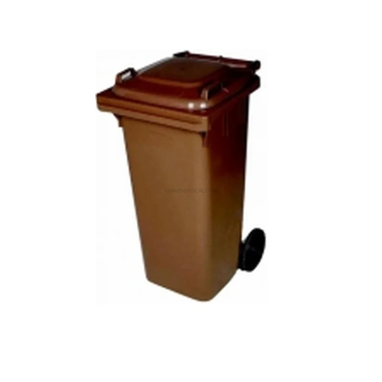 Contentor de Lixo ND 80 Litros Castanho Contentor de Lixo ND 80 Litros Castanho