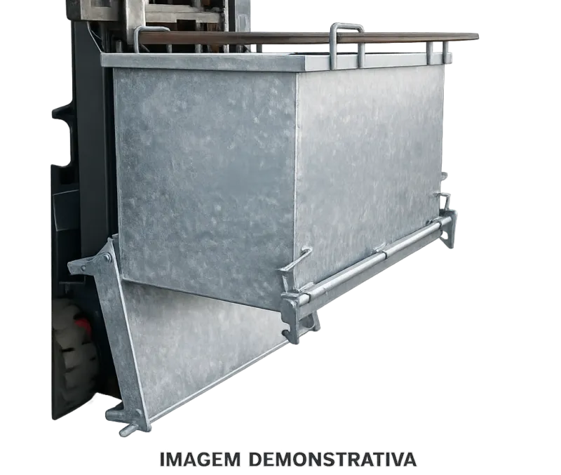 Contentor Galvanizado de Descarga Inferior ND 500LT 1000kg