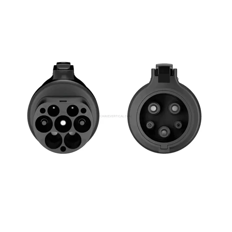 Conversor para Veículos Elétricos ASLO Tipo 2 para Tipo 1