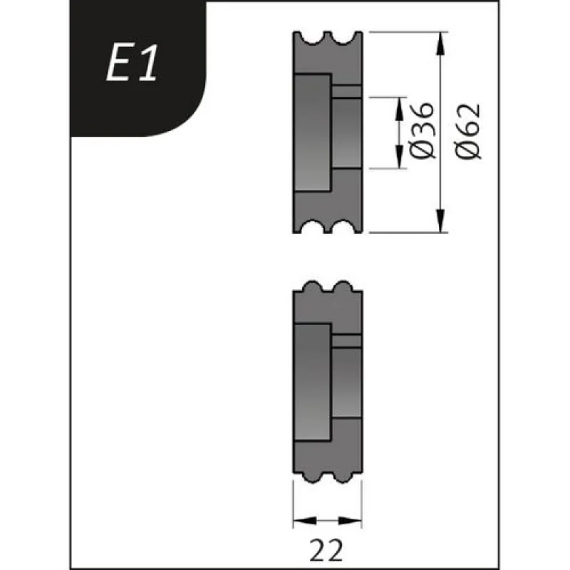 ROLOS FLEXÃO TIPO E6 P/ REBORDEADORA SBM 140 METALLKRAFT