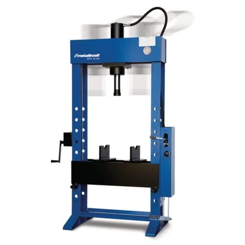 Prensa de Oficina Hidráulica METALLKRAFT WPP 30 BK com Pedal e Pistão Móvel