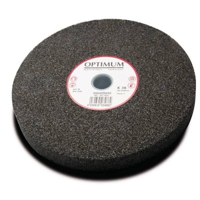 Rebolo Corindo Cinzento Optimum 250x30x25 mm K80