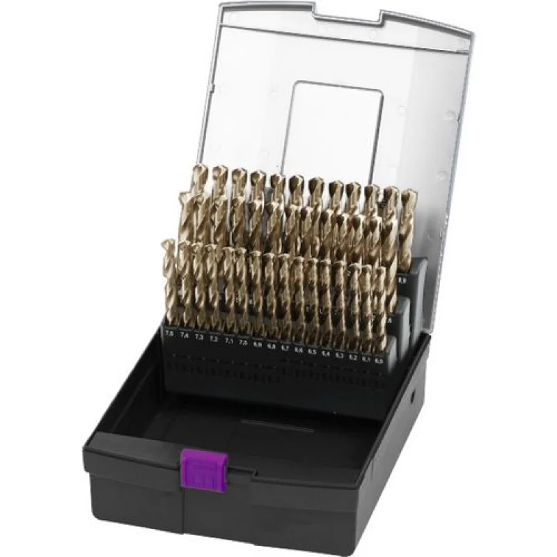 JOGO 41 BROCAS 6-10mm HSS-CO 5%(incr.0,1mm) OPTIMUM