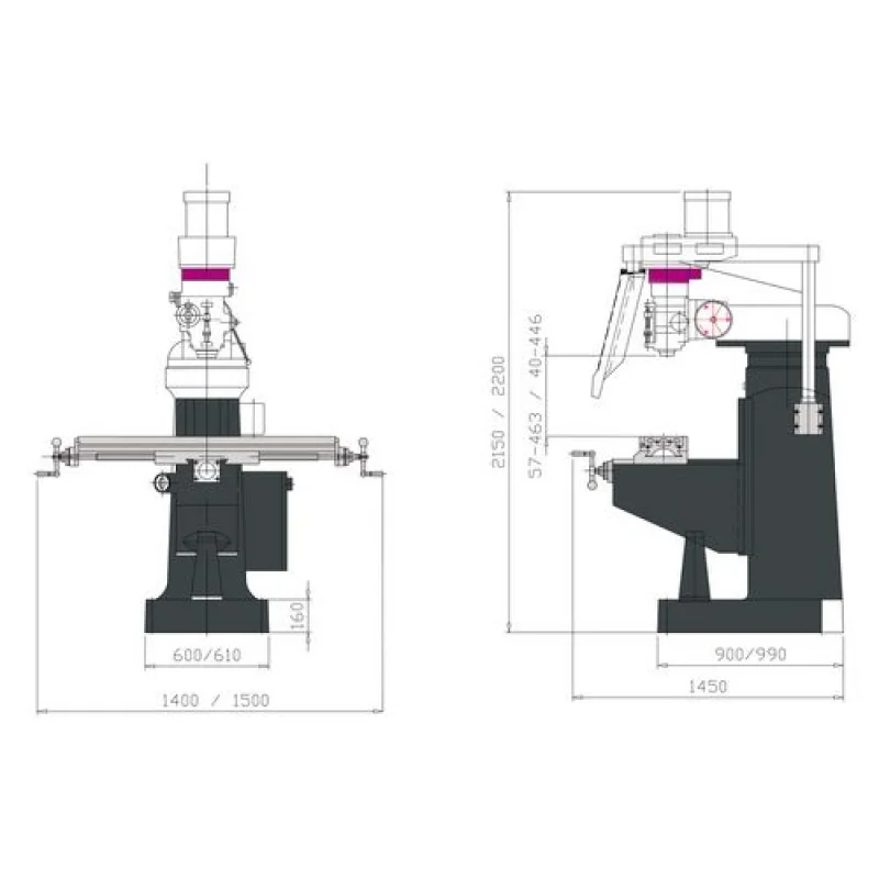 FRESADORA OPTIMUM MZ4/400V OPTIMUM