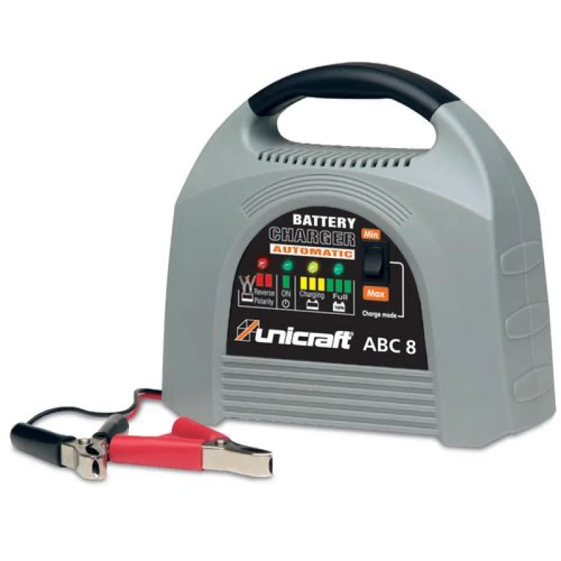 CARREGADOR DE BATERIAS ABC 8 UNICRAFT CARREGADOR DE BATERIAS ABC 8 UNICRAFT