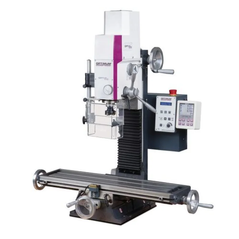 Máquina de furar e fresar OPTIMUM MH22VD 230V 950W BT20 Máquina de furar e fresar OPTIMUM MH22VD 230V 950W BT20