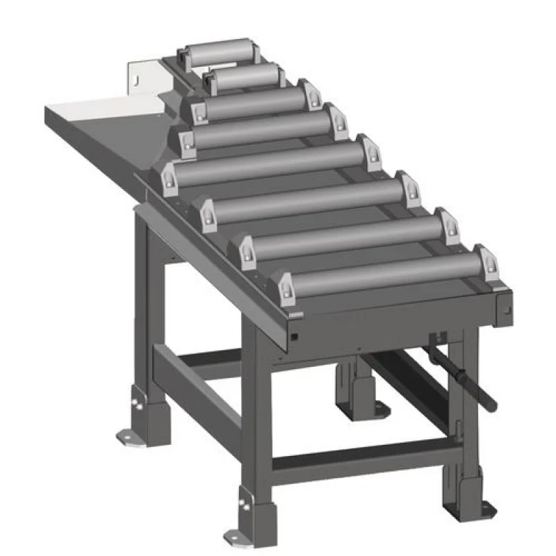 ESTEIRA DE ROLO DE DESCARGA PARA CORTES 60° MOTORIZADO 2 000 X 520 MM METALLKRAFT
