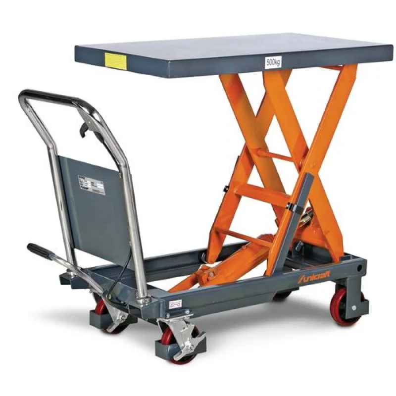 Mesa Elevatória Hidráulica Tesoura UNICRAFT FHT 500 500Kg 900mm Mesa Elevatória Hidráulica Tesoura UNICRAFT FHT 500 500Kg 900mm