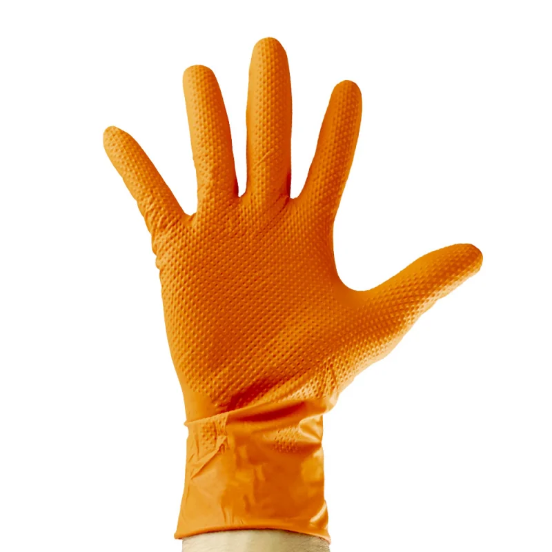 LUVAS DE NITRILO COR-DE-LARANJA 7.0 MIL TAMANHO:XL JBM LUVAS DE NITRILO COR-DE-LARANJA 7.0 MIL TAMANHO:XL JBM