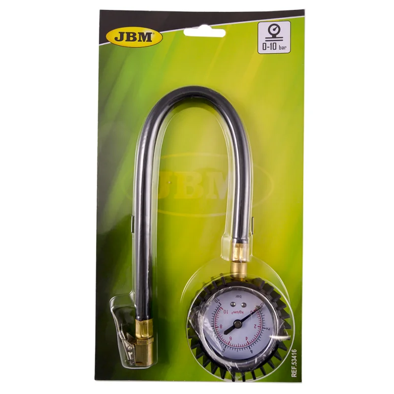 VERIFICADOR DE PRESSÃO COM TUBO (0-10BAR) JBM