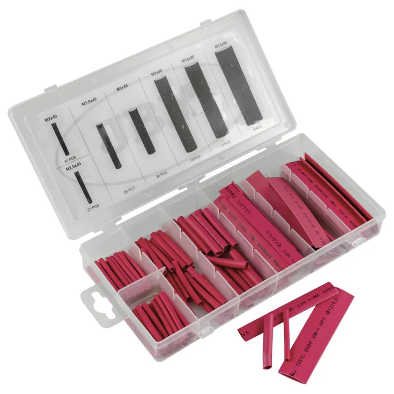 CAIXA DE TUBOS TERMO-RETRÁTIL VERMELHO JBM