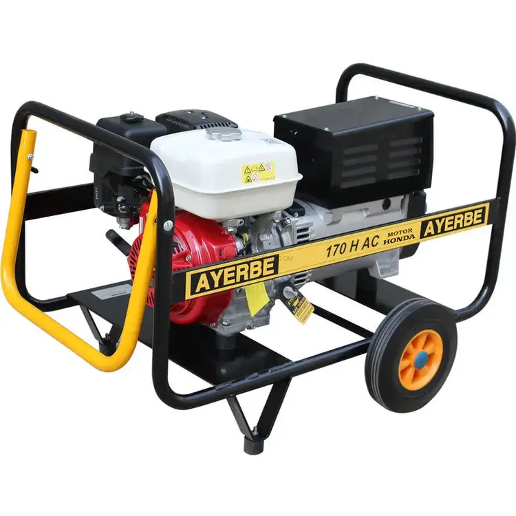 Gerador de Soldadura a Gasolina AYERBE 170 H AC 5 KVA 150 A