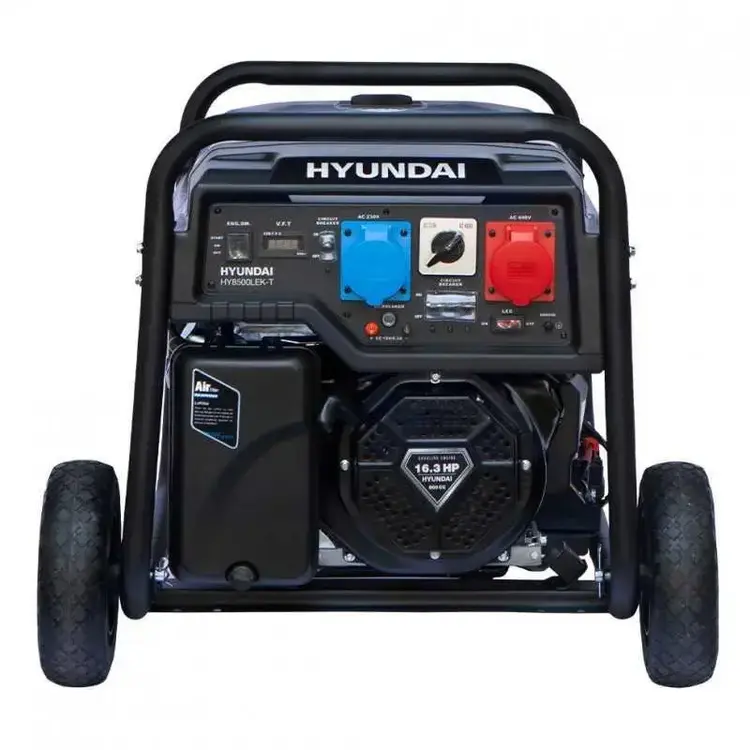 ✓ O gerador elétrico Full Power HYUNDAI HY10100LEK-T foi concebido para garantir fornecimento de energia estável em aplicações profissionais e situações de emergência.