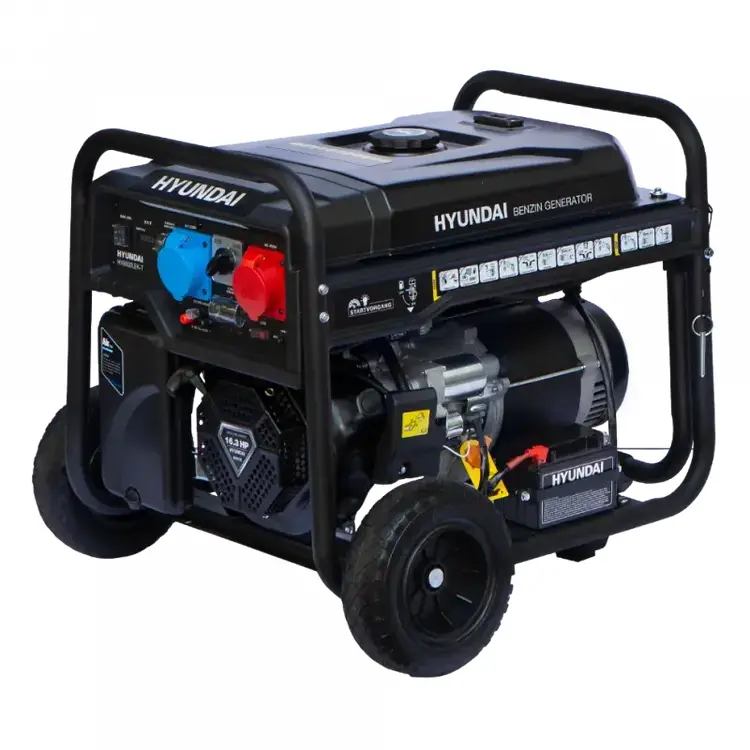 Gerador Elétrico Full Power HYUNDAI HY10100LEK-T 7,7 kW 10,6 kVA Arranque Elétrico