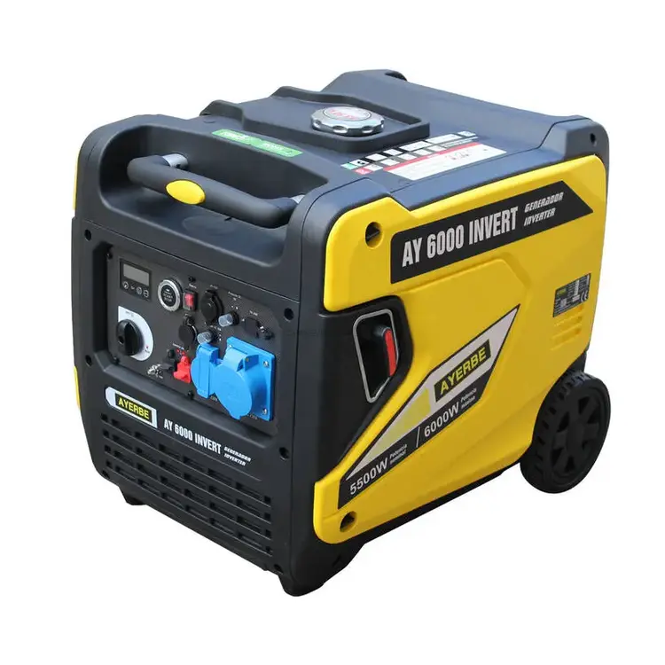 Gerador Inverter a Gasolina AYERBE 6000 Invert E 6000 W 230 V Gerador Inverter a Gasolina AYERBE 6000 Invert E 6000 W 230 V