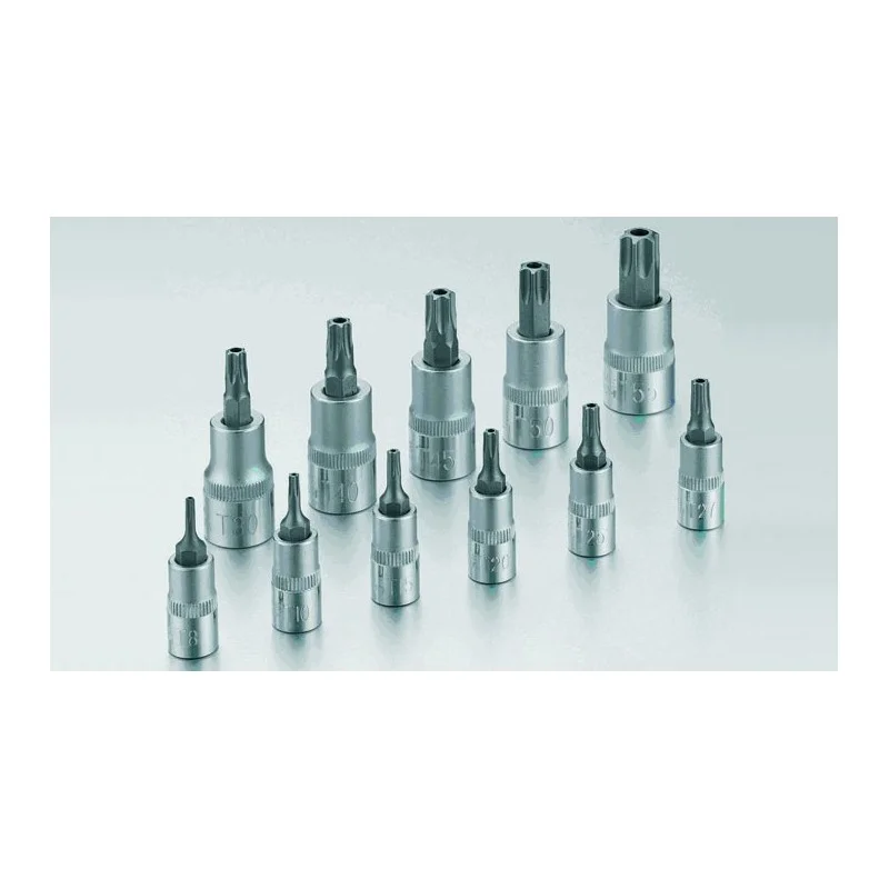 JOGO DE 11 BITS DE 1/4” E 3/8” TORX TAMPERPROOF JONNESWAY