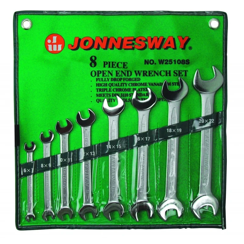 JOGO DE 8 CHAVES DE BOCAS JONNESWAY
