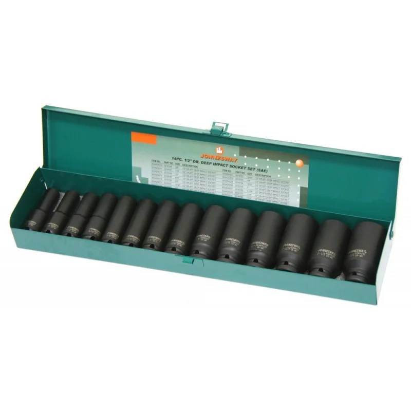JOGO DE 14 CHAVES LONGAS IMPACTO 1/2 “ SAE JONNESWAY
