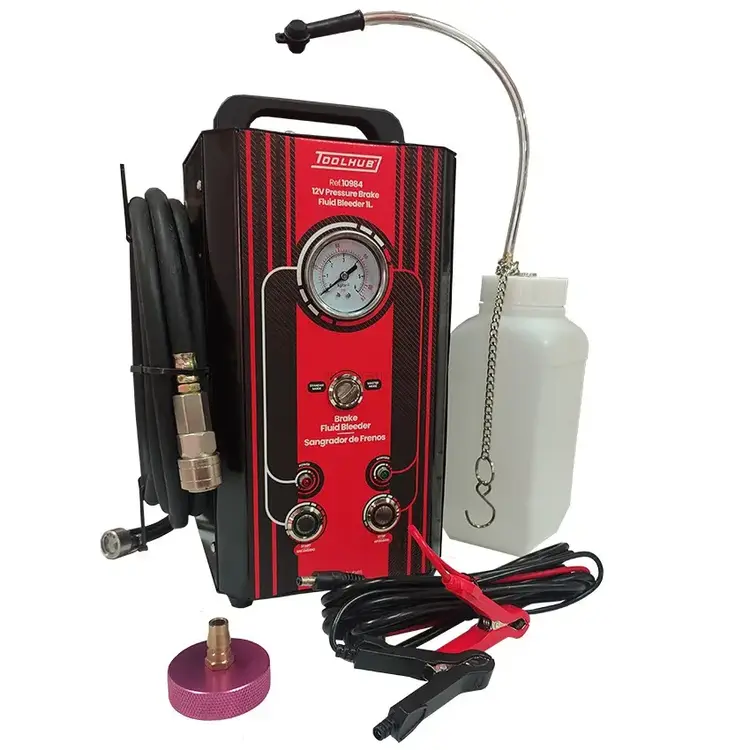 Sangrador de Travões por Pressão TOOLHUB 12V 1L Sangrador de Travões por Pressão TOOLHUB 12V 1L