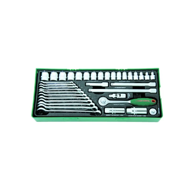 JOGO DE CHAVES DE CAIXA E CHAVES MISTAS COM 36 PEÇAS DE 3/8” JONNESWAY JOGO DE CHAVES DE CAIXA E CHAVES MISTAS COM 36 PEÇAS DE 3/8” JONNESWAY
