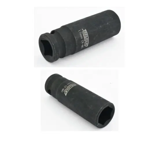 Chave de Caixa de Impacto Longa TOOLHUB 1/2″ 33MM 12 Faces Chave de Caixa de Impacto Longa TOOLHUB 1/2″ 33MM 12 Faces