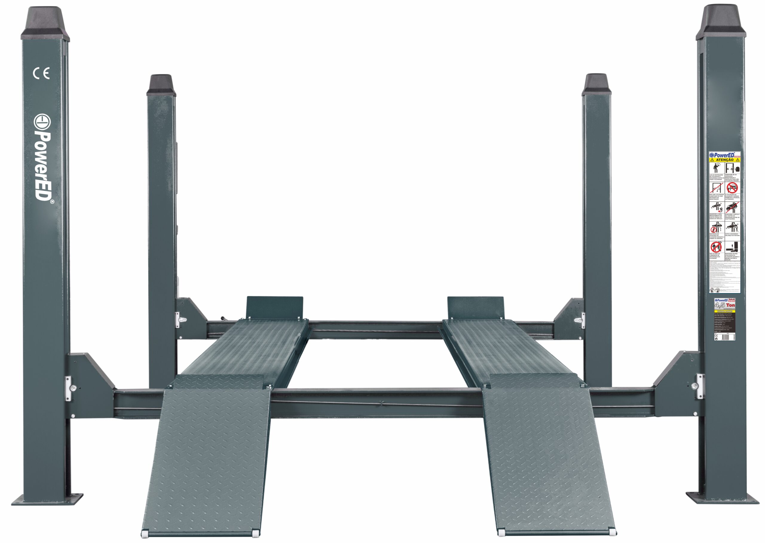 Elevador 4 Colunas 4.5T PA4L45 POWERED 400V