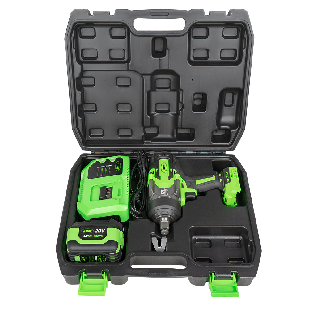 Pistola de Impacto Brushless JBM 3/4" 20V 1800Nm com Mala Pistola de Impacto Brushless JBM 3/4" 20V 1800Nm com Mala