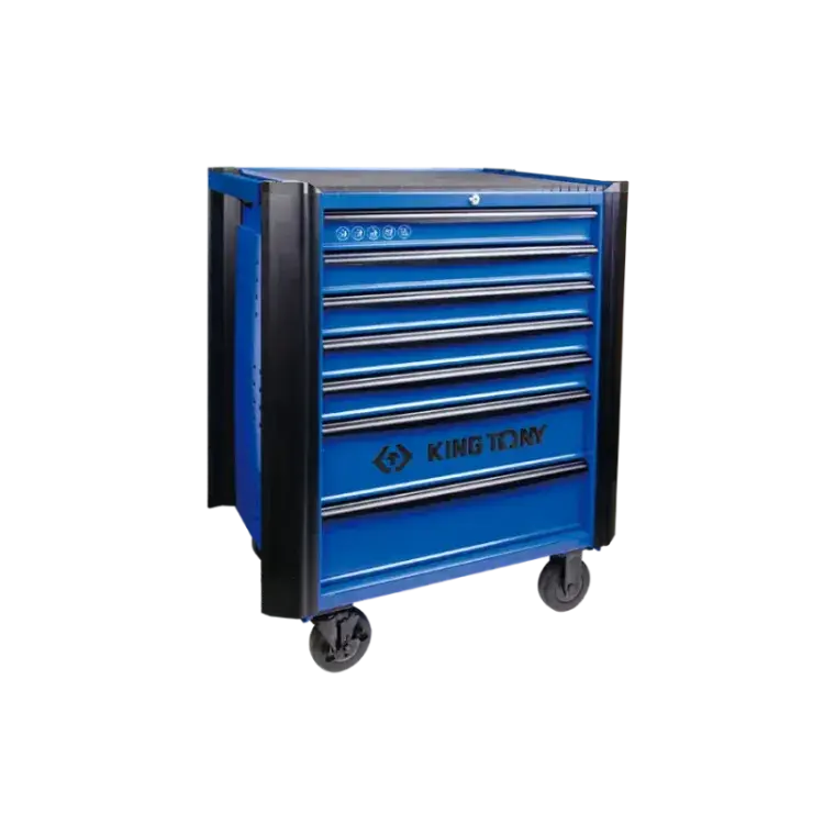 Carro de Ferramentas KING TONY 87634-7B-B 149 Peças 7 Gavetas Azul Espuma EVA Carro de Ferramentas KING TONY 87634-7B-B 149 Peças 7 Gavetas Azul Espuma EVA